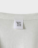 ワイズ ヨウジヤマモト パッチワーク 長袖Tシャツ ロンT ホワイト サイズ2 レディース