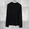 アミパリ アミ パリス ハートロゴ ロンT 長袖Tシャツ ブラック