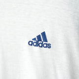 アディダス パフォーマンスロゴ ラグランTシャツ ロンT ホワイト / ブルー - NEWSED