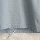 サンサンギア プリント ロンT 長袖Tシャツ ブルー - NEWSED
