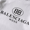 バレンシアガ ロゴ Tシャツ チビT ホワイト