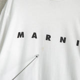 マルニ ロゴ ロンT 長袖Tシャツ ホワイト - NEWSED