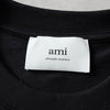 アミパリ アミ パリス ハートロゴ ロンT 長袖Tシャツ ブラック