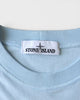ストーン アイランド コンパスロゴ 長袖Tシャツ ロンT ライトブルー メンズ