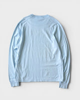 ストーン アイランド コンパスロゴ 長袖Tシャツ ロンT ライトブルー メンズ - NEWSED
