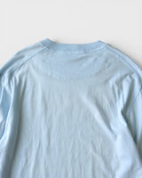ストーン アイランド コンパスロゴ 長袖Tシャツ ロンT ライトブルー メンズ - NEWSED