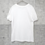 ドルチェ&ガッバーナ ラインストーン ワンポイントロゴ Tシャツ チビT ホワイト レディース - NEWSED
