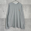 メゾン キツネ フォックスヘッド 長袖Tシャツ ロンT グレー