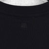 アミパリ アミ パリス ハートロゴ ロンT 長袖Tシャツ ブラック