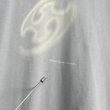 サンサンギア プリント ロンT 長袖Tシャツ ブルー - NEWSED