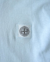 ストーン アイランド コンパスロゴ 長袖Tシャツ ロンT ライトブルー メンズ - NEWSED