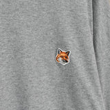 メゾン キツネ フォックスヘッド 長袖Tシャツ ロンT グレー - NEWSED