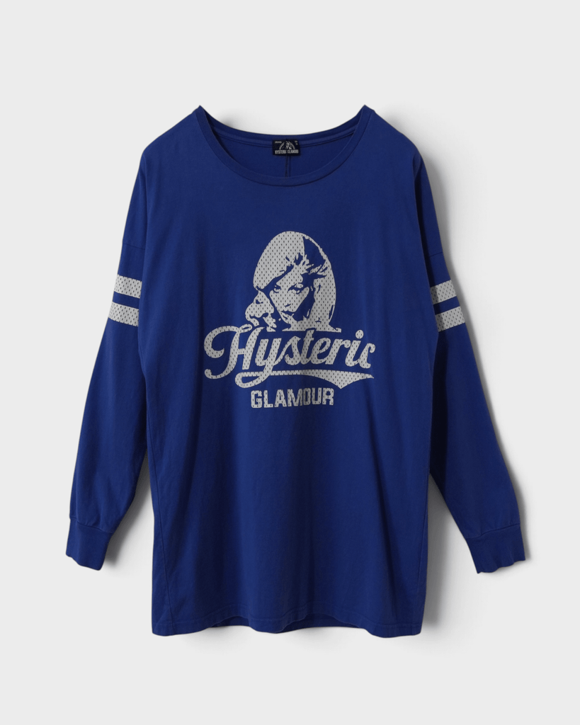 ヒステリックグラマー ヒスガール 長袖Tシャツ ロンT ネイビー FREE レディース