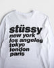 ステューシー 長袖Tシャツ ロンT ホワイト L メンズ