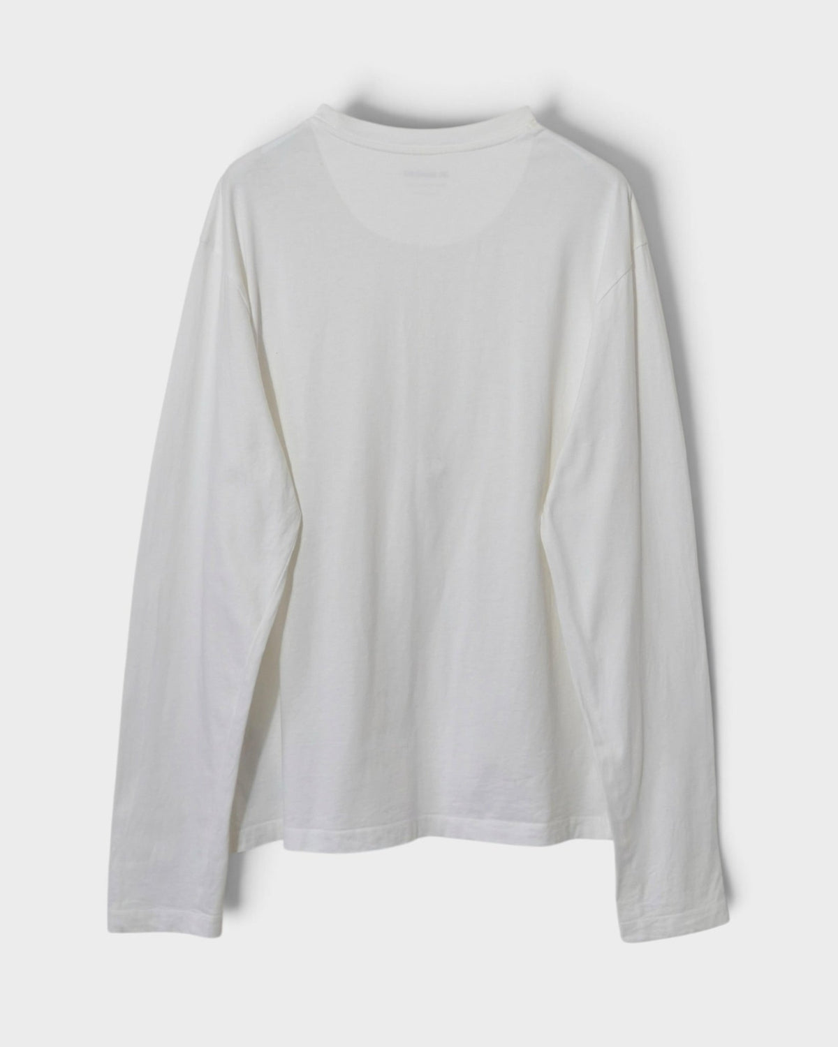 ジルサンダー 長袖Tシャツ ロンT ホワイト M メンズ レディース - NEWSED