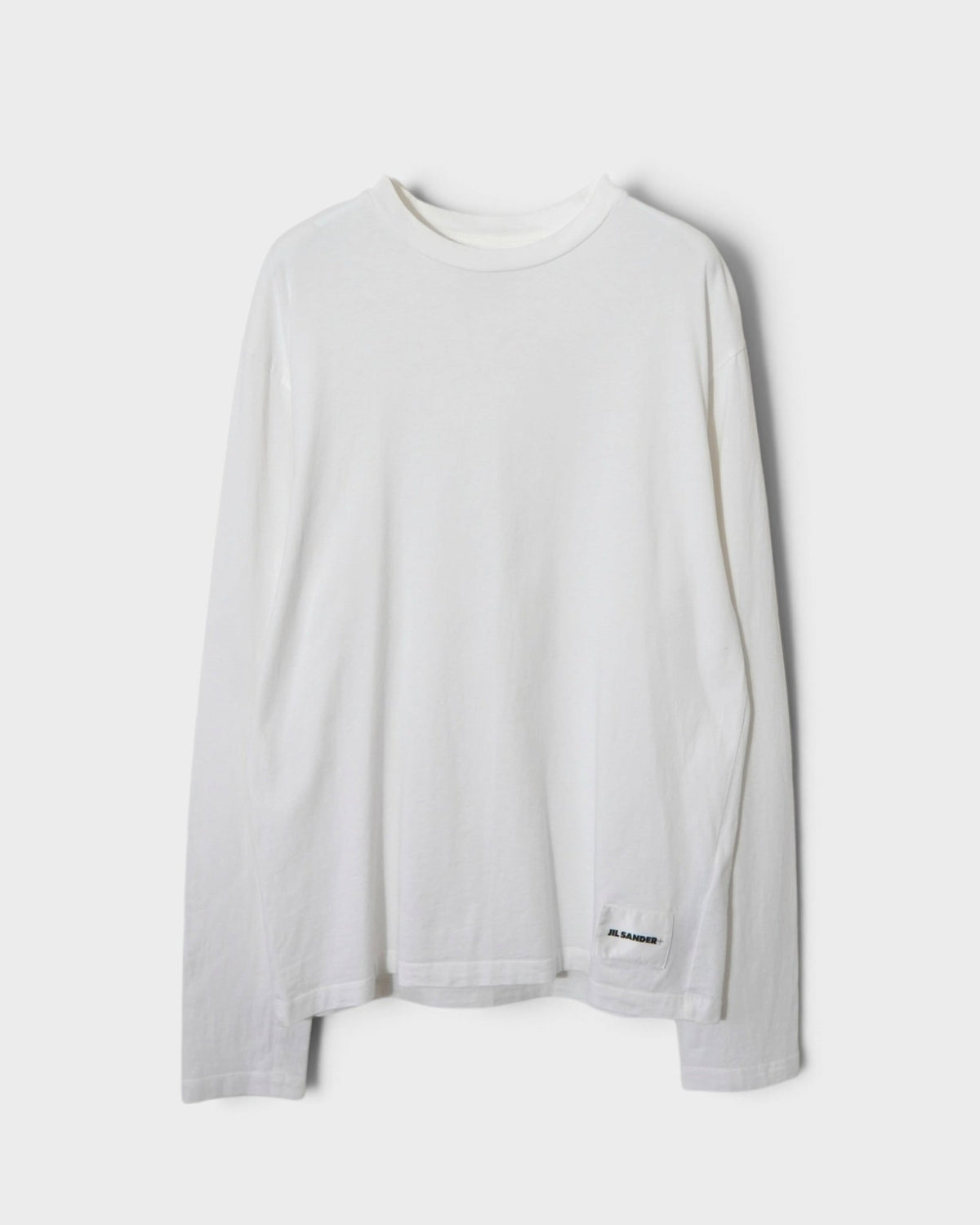 ジルサンダー 長袖Tシャツ ロンT ホワイト M メンズ レディース - NEWSED