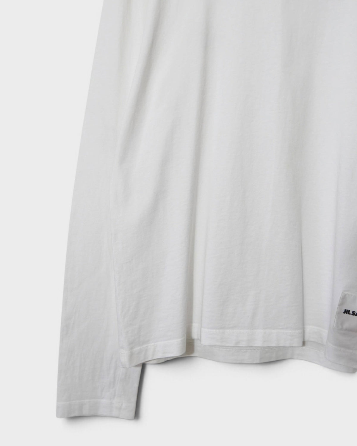 ジルサンダー 長袖Tシャツ ロンT ホワイト M メンズ レディース - NEWSED