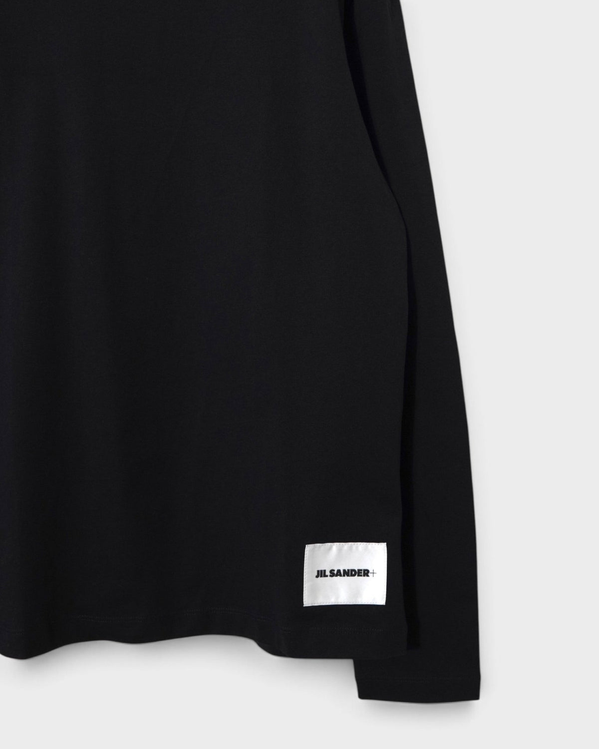 ジルサンダー 長袖Tシャツ ロンT ブラック S メンズ レディース - NEWSED