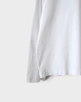 アクネ ストゥディオズ ロゴ オーバーサイズ ロンT 長袖Tシャツ ホワイト XS メンズ レディース - NEWSED
