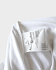 アクネ ストゥディオズ ロゴ オーバーサイズ ロンT 長袖Tシャツ ホワイト XS メンズ レディース