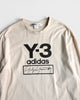 ワイスリー ロゴ 長袖Tシャツ ロンT アイボリー XS メンズ レディース