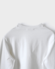 アクネ ストゥディオズ ロゴ オーバーサイズ ロンT 長袖Tシャツ ホワイト XS メンズ レディース