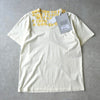 メゾンマルジェラ エイズT Vネック Tシャツ 半袖トップス イエロー タグ付き未使用品