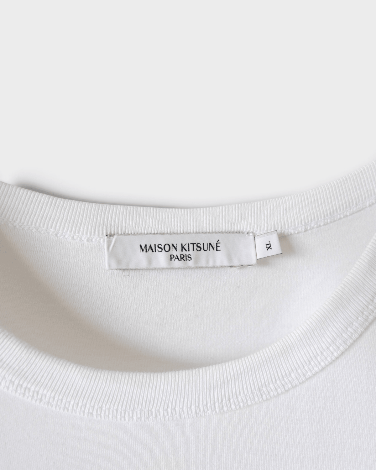 メゾン キツネ Tシャツ チラックスフォックス ホワイト XL メンズ レディース - NEWSED