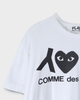 プレイ コム デ ギャルソン Tシャツ ホワイト XL メンズ レディース