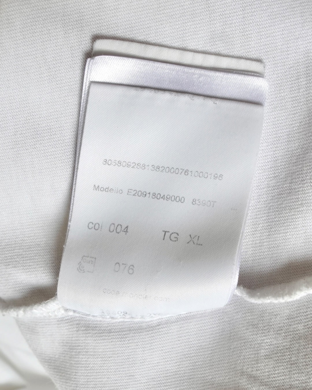 モンクレール トリコロール Tシャツ ホワイト XL メンズ - NEWSED