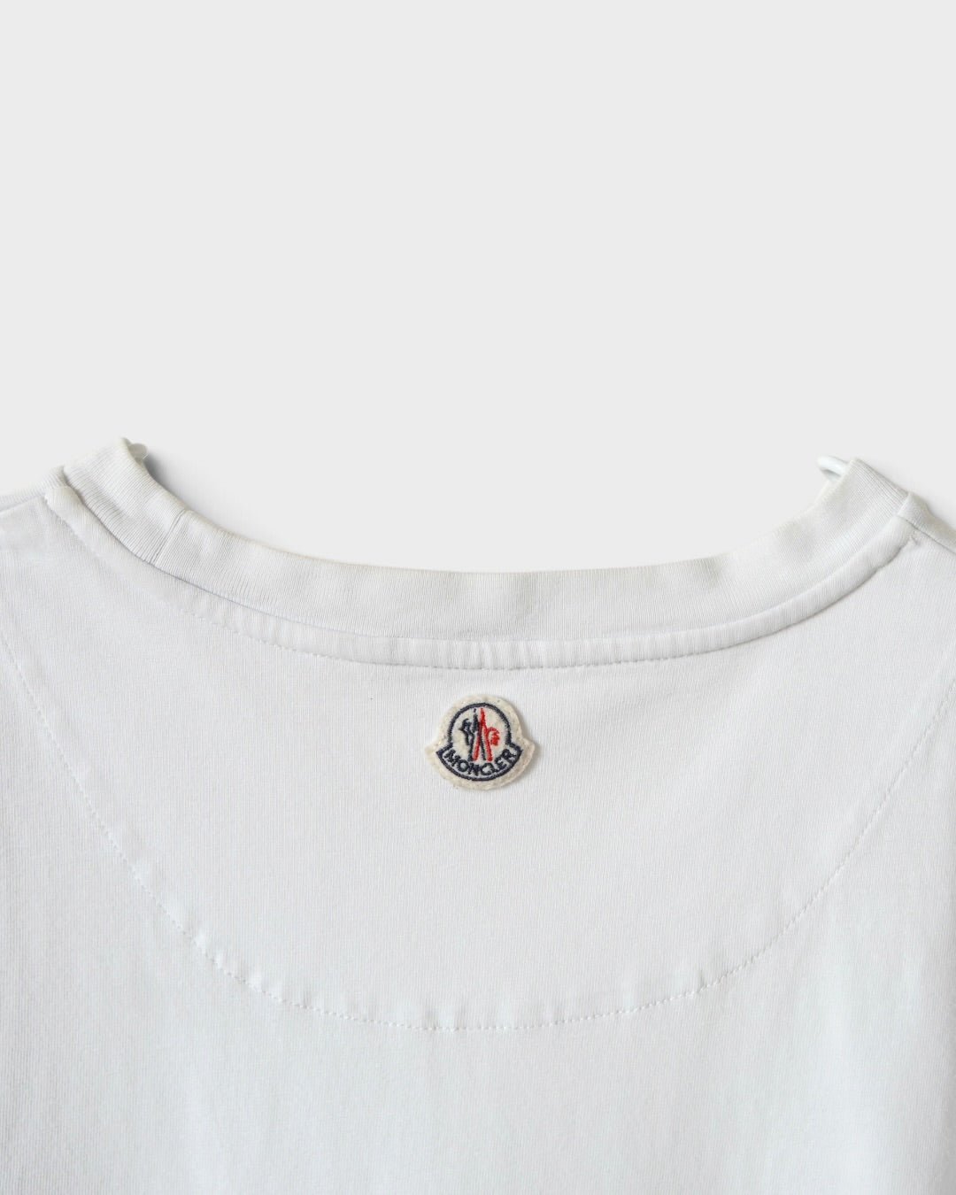 モンクレール トリコロール Tシャツ ホワイト XL メンズ - NEWSED