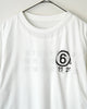 エムエムシックス メゾン マルジェラ フェイクレイヤード ホール Tシャツ ホワイト XS メンズ レディース