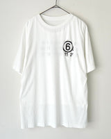 エムエムシックス メゾン マルジェラ フェイクレイヤード ホール Tシャツ ホワイト XS メンズ レディース - NEWSED