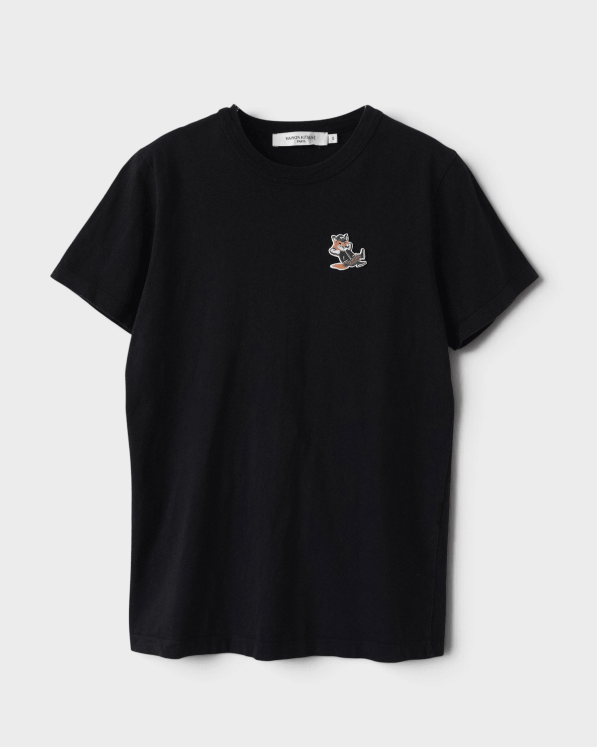 メゾン キツネ チラックスフォックス Tシャツ ブラック XS レディース - NEWSED
