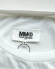 エムエムシックス メゾン マルジェラ フェイクレイヤード ホール Tシャツ ホワイト XS メンズ レディース