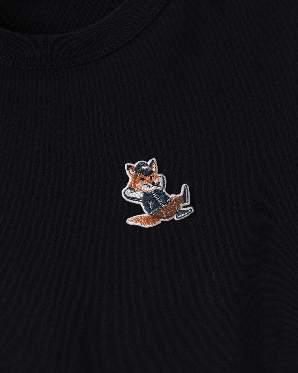 メゾン キツネ チラックスフォックス Tシャツ ブラック XS レディース - NEWSED