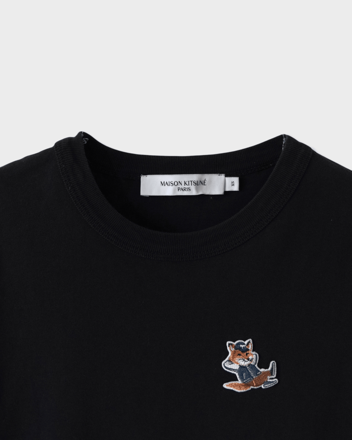 メゾン キツネ チラックスフォックス Tシャツ ブラック XS レディース - NEWSED