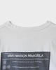 エムエムシックス メゾン マルジェラ バックプリント オーバーサイズ Tシャツ ホワイト XS メンズ レディース