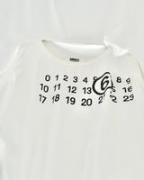 エムエムシックス メゾン マルジェラ フェイクレイヤード ホール Tシャツ ホワイト XS メンズ レディース - NEWSED