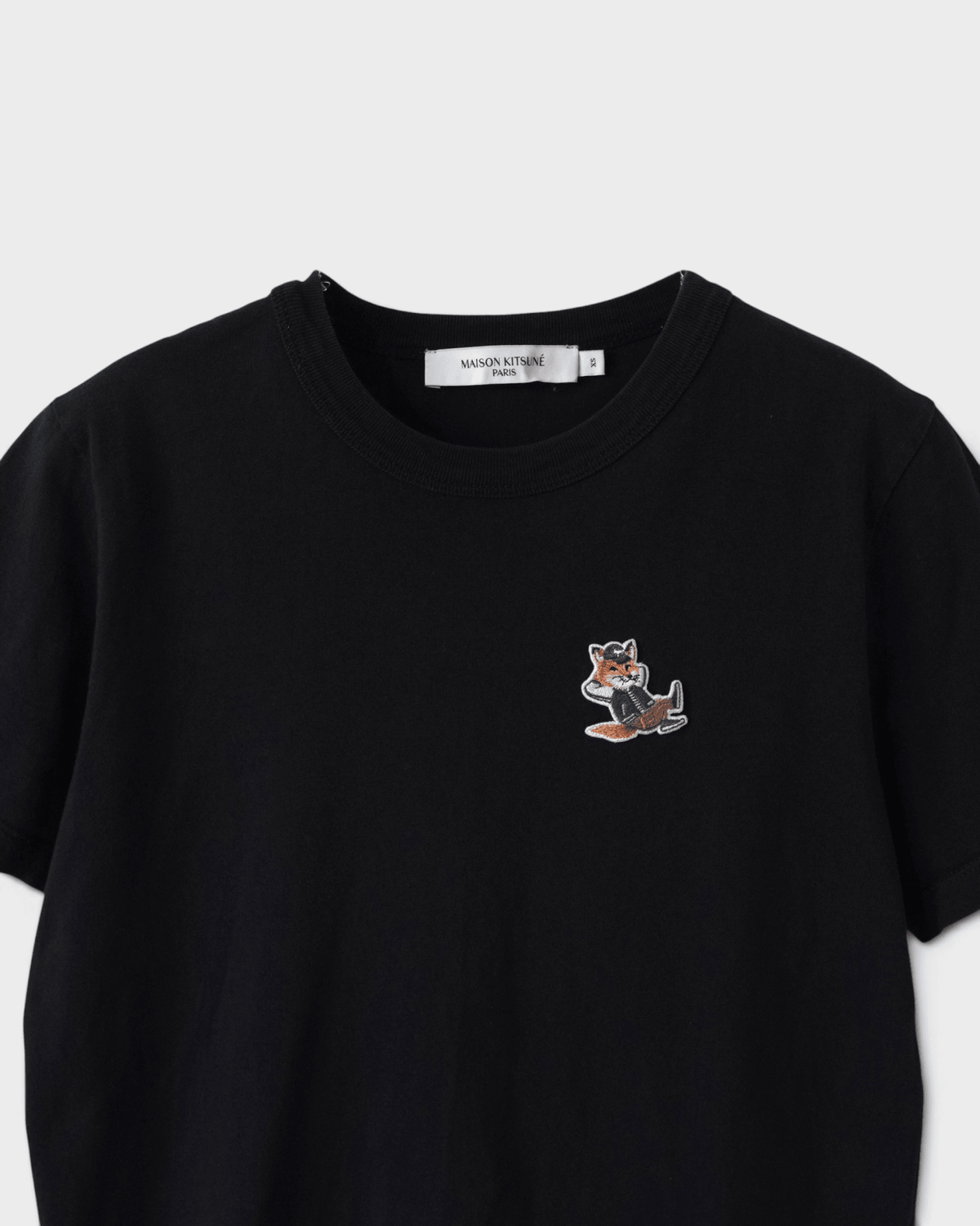 メゾン キツネ チラックスフォックス Tシャツ ブラック XS レディース - NEWSED