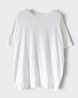 エムエムシックス メゾン マルジェラ バックプリント オーバーサイズ Tシャツ ホワイト XS メンズ レディース - NEWSED