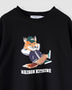 メゾン キツネ チラックスフォックス Tシャツ ブラック XS メンズ レディース