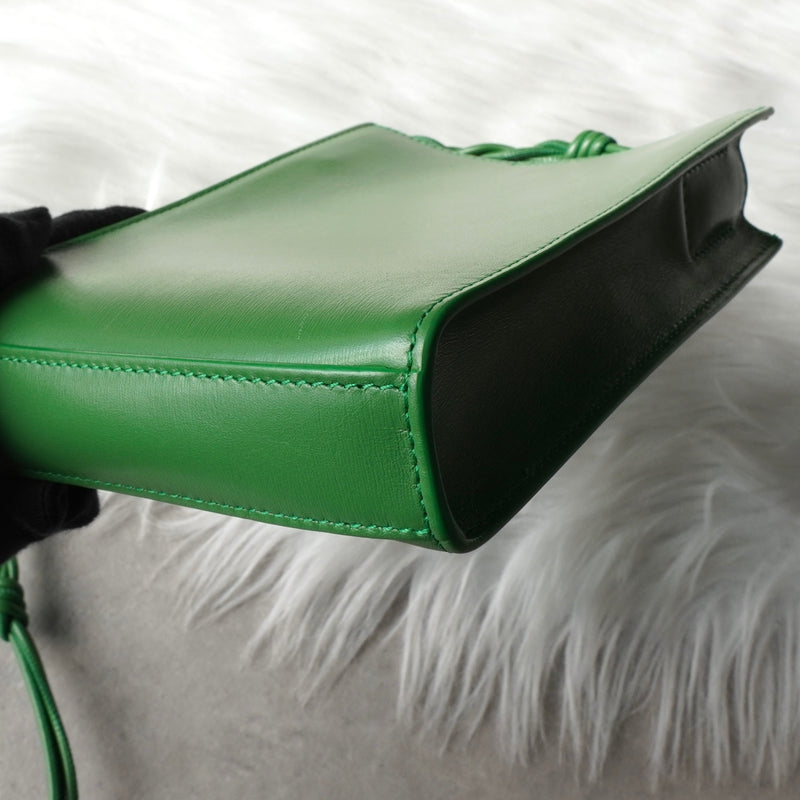 ジルサンダー タングル スモール レザー ショルダーバッグ グリーン