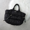 プラダ ナイロン キルティング 2way ハンドバッグ ショルダーバッグ トライアングルロゴ ブラック