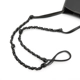 ジルサンダー TANGLE SMALL タングル ステッチ レザー ショルダーバッグ ブラック - NEWSED