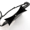 ジルサンダー TANGLE SMALL タングル ステッチ レザー ショルダーバッグ ブラック