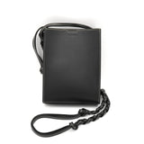 ジルサンダー TANGLE SMALL タングル ステッチ レザー ショルダーバッグ ブラック - NEWSED