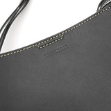 ジルサンダー TANGLE SMALL タングル ステッチ レザー ショルダーバッグ ブラック - NEWSED