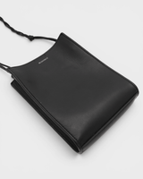ジルサンダー TANGLE SMALL タングル スモール レザー ショルダーバッグ ブラック メンズ レディース - NEWSED