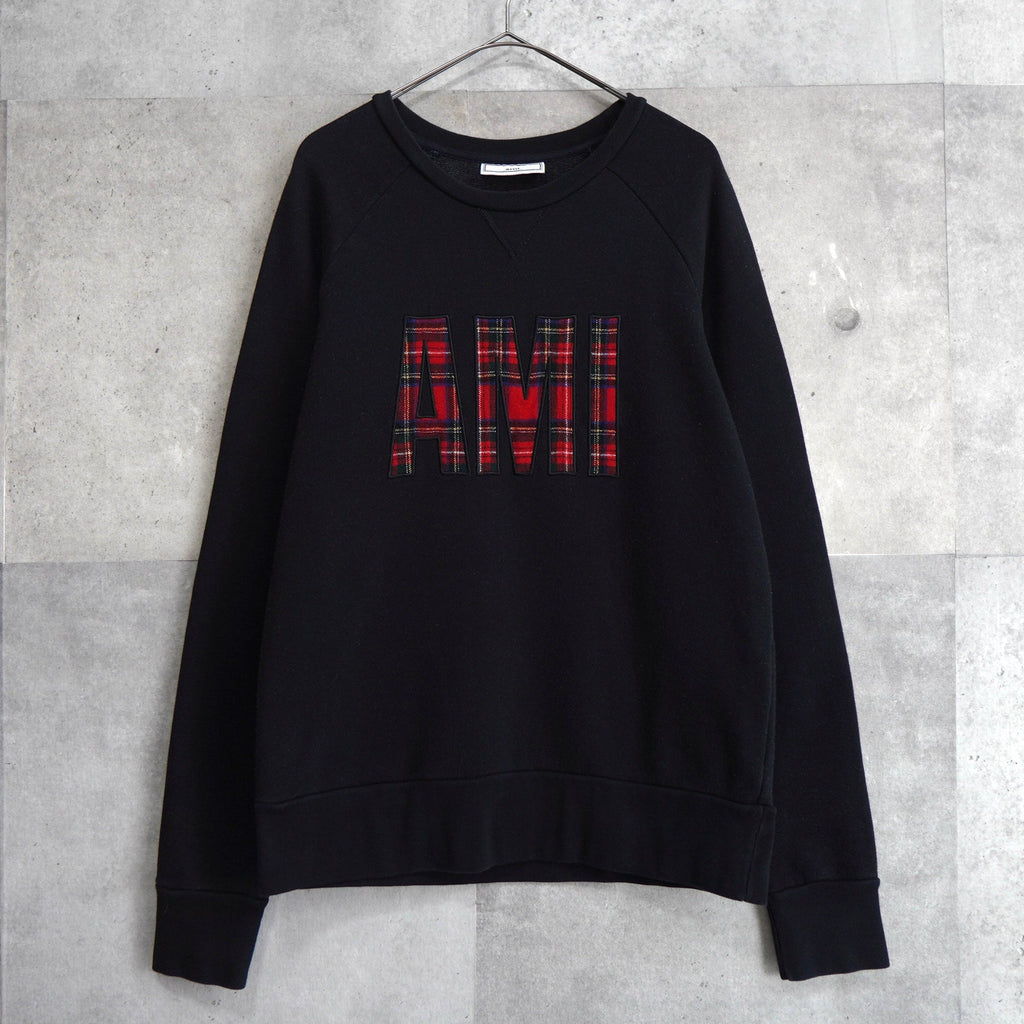 Tartan Check Logo Patch Sweatshirt